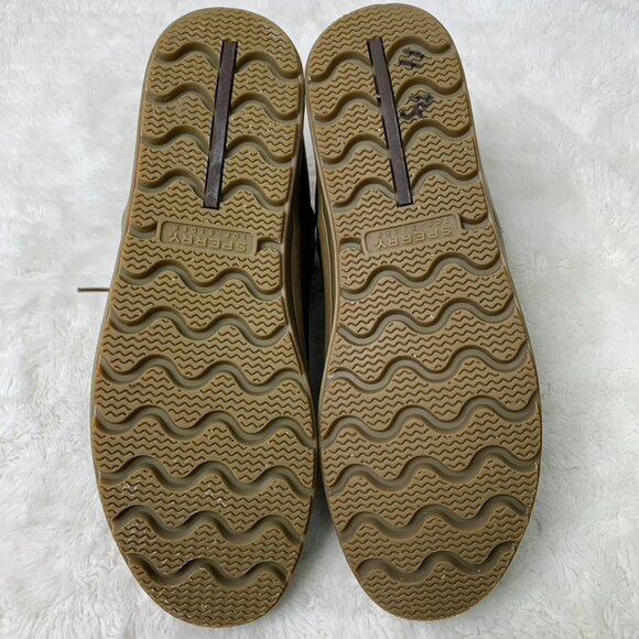 Sperry Men's Fowl Weather Brown Leather & Rubber Chukka Waterproof Boots Size 12 - Picture 10 of 11